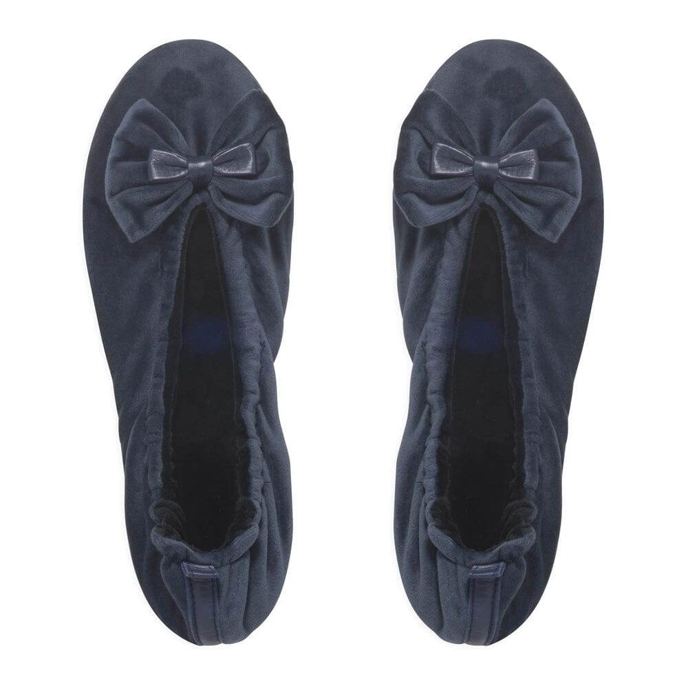 Ballerines d'intérieur en velours-CF0140 Ballerines d'interieur femme Glove Story Deep Blue S (35/36) 