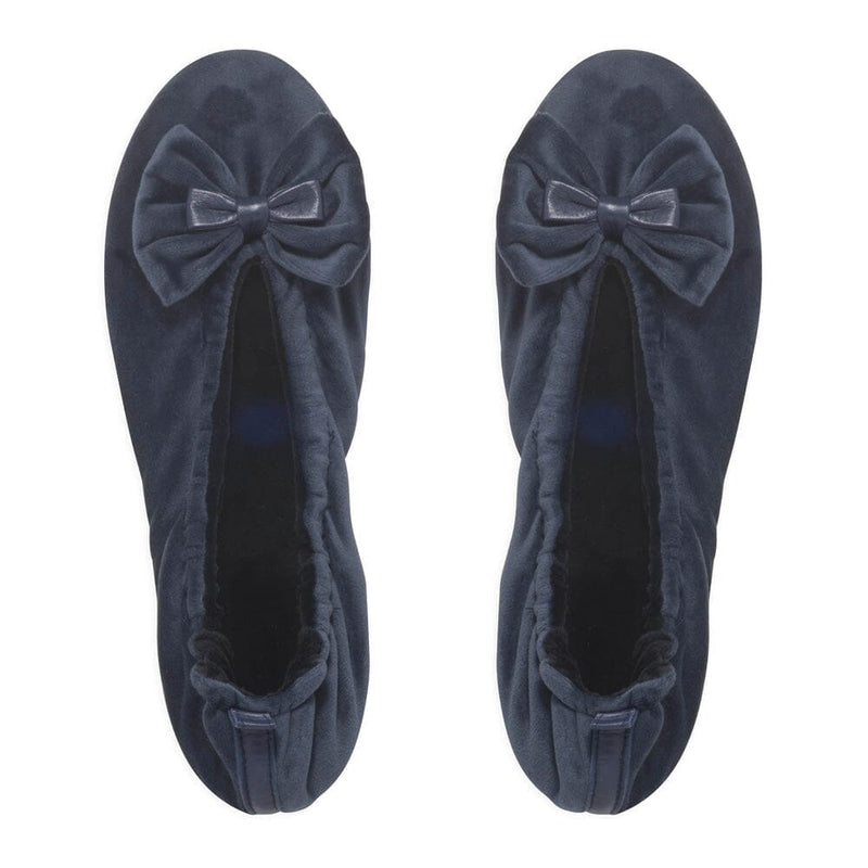 Ballerines d'intérieur en velours-CF0140 Ballerines d'interieur femme Glove Story Deep Blue S (35/36) 