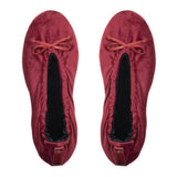 Ballerines d'intérieur en velours-CF0141 Ballerines d'interieur femme Glove Story Bordeaux S (35/36) 