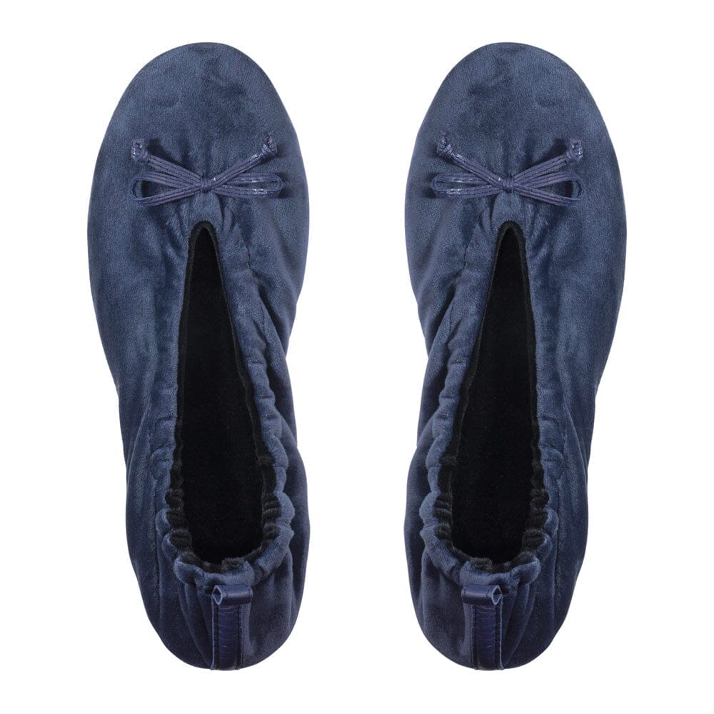 Ballerines d'intérieur en velours-CF0141 Ballerines d'interieur femme Glove Story Deep Blue S (35/36) 