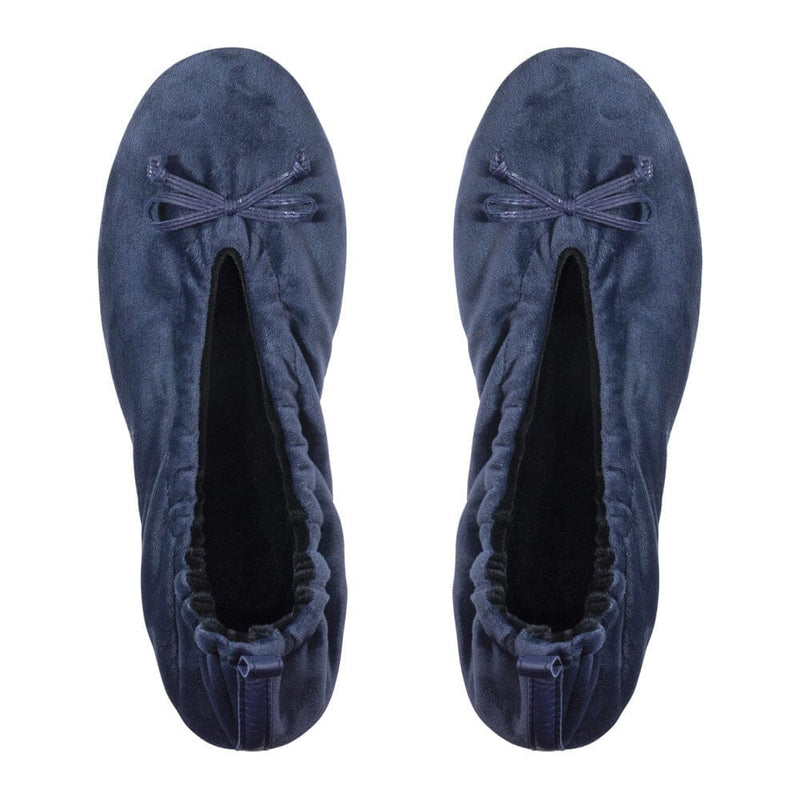 Ballerines d'intérieur en velours-CF0141 Ballerines d'interieur femme Glove Story Deep Blue S (35/36) 