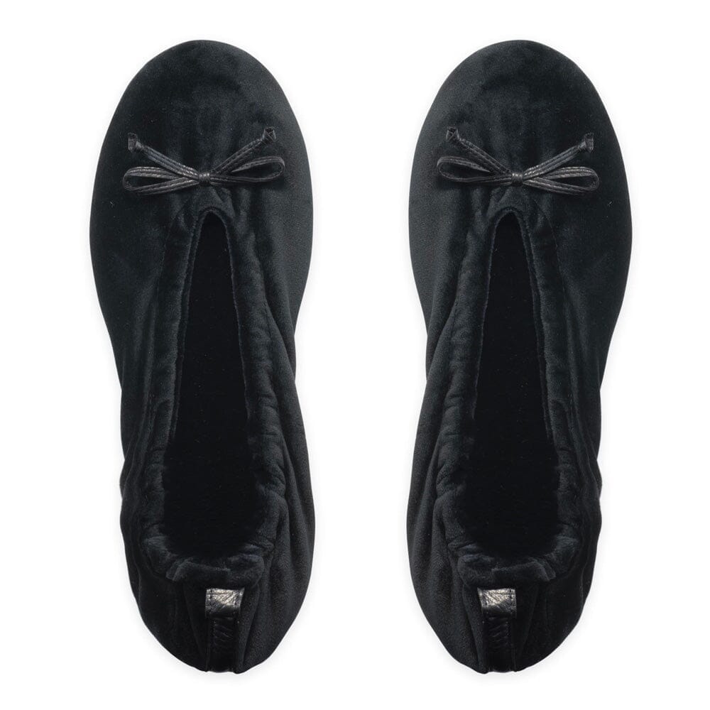 Ballerines d'intérieur en velours-CF0141 Ballerines d'interieur femme Glove Story Noir S (35/36) 