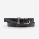 Ceinture cuir de vachette femme-Largeur 25mm-CTF028 Ceinture Glove Story GRIS 90/105 - 25 