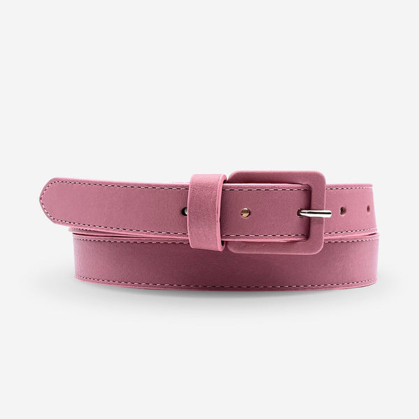 Ceinture cuir de vachette femme-Largeur 25mm-CTF045 Ceinture Glove Story ROSE 85/100 - 25 