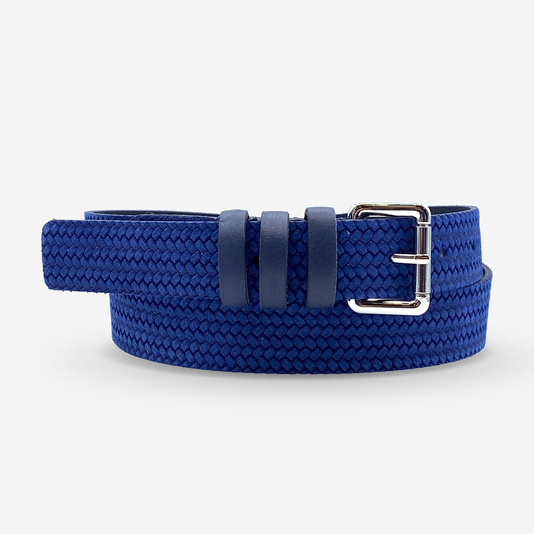 Ceinture cuir de vachette femme-Largeur 30mm-CTF005 Ceintures femme Glove Story BLEU 85/100 - 30 