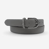 Ceinture cuir de vachette femme-Largeur 30mm-CTF023 Ceintures femme Glove Story GRIS 90/105 - 30 