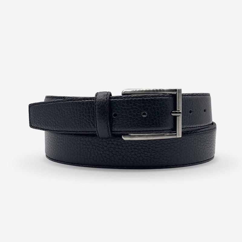 Ceinture cuir de vachette homme-Largeur 35mm-CT053 Ceinture Glove Story NOIR .095/110 - 35 