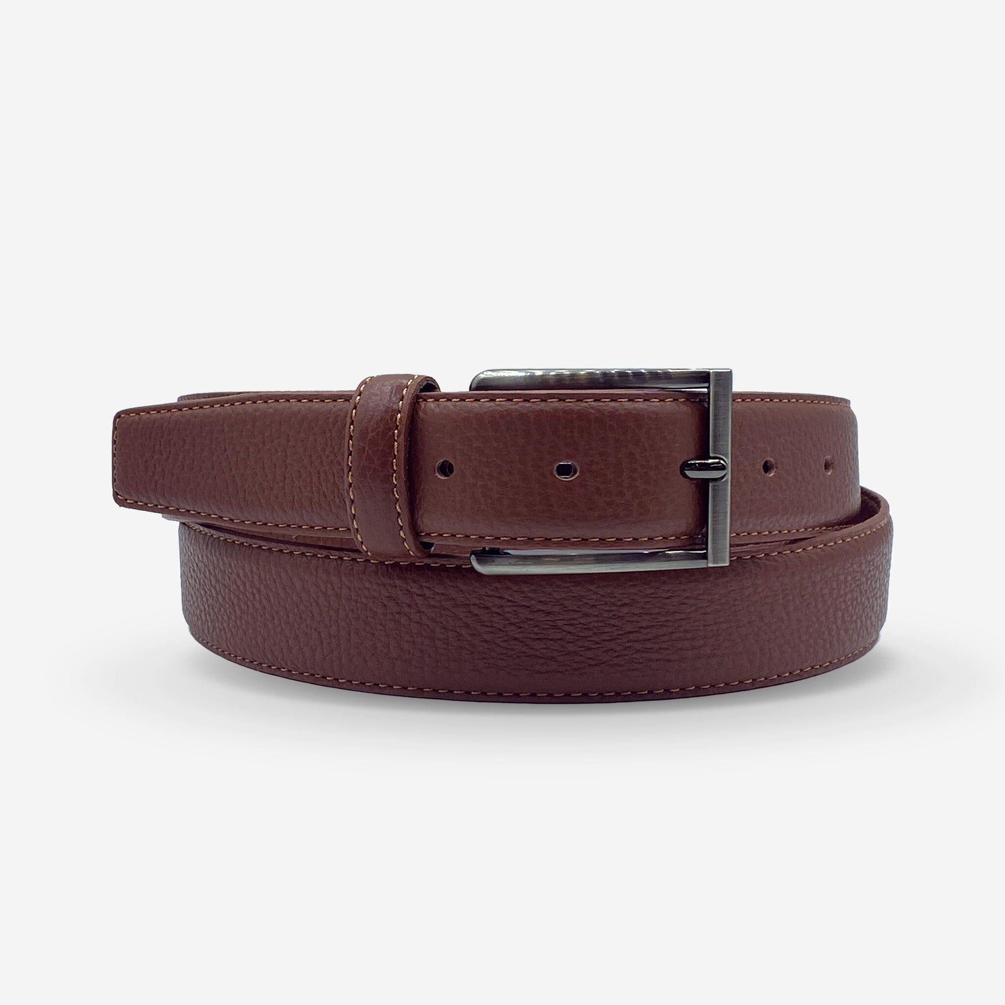 Ceinture cuir de vachette homme-Largeur 35mm-CT053 Ceintures homme Glove Story TABACCO 95/110 - 35 