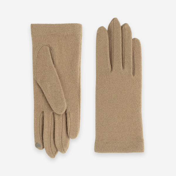 Gants 80% laine 20% nylon-Tactile-31094NF Gants laine femme Glove Story Camel TU 