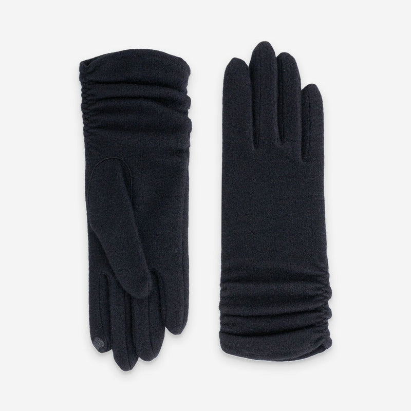 Gants 80% laine 20% nylon-Tactile-31100NF Gants laine femme Glove Story Noir TU 