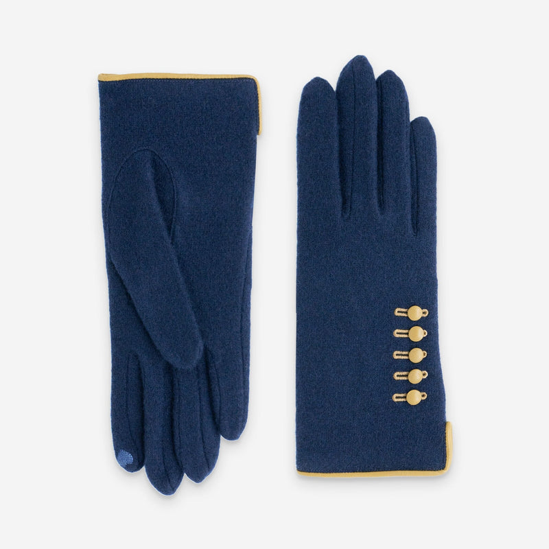 Gants 80% laine 20% nylon-Tactile-31119NF Gants laine femme Glove Story Deep Blue TU 