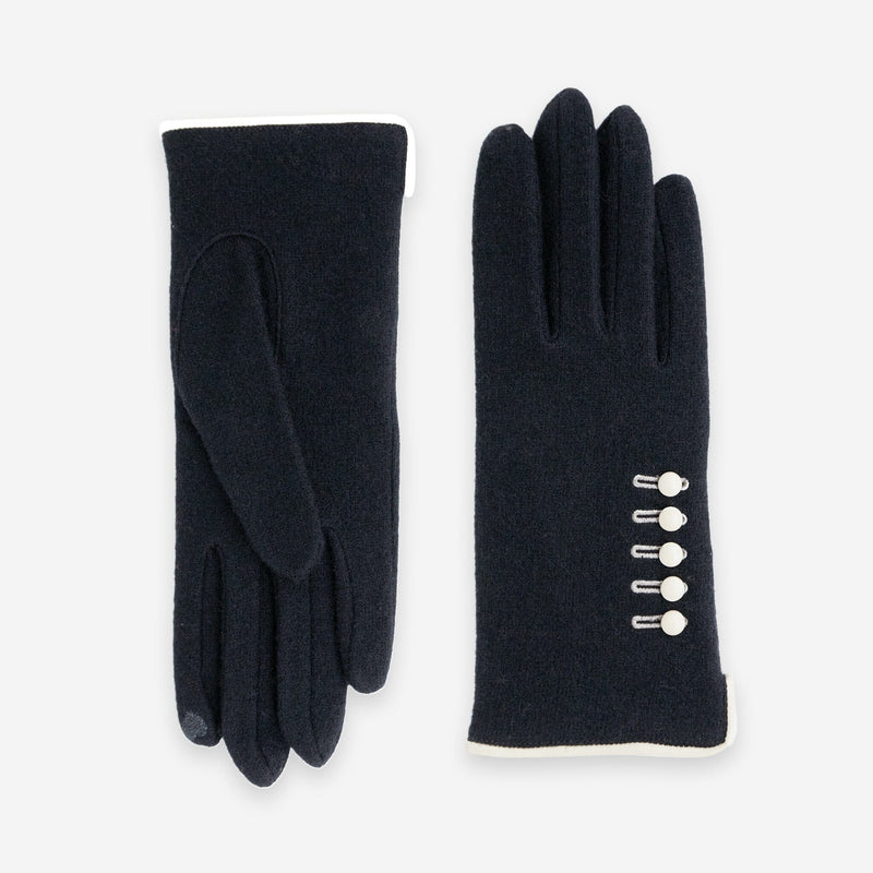 Gants 80% laine 20% nylon-Tactile-31119NF Gants laine femme Glove Story Noir TU 