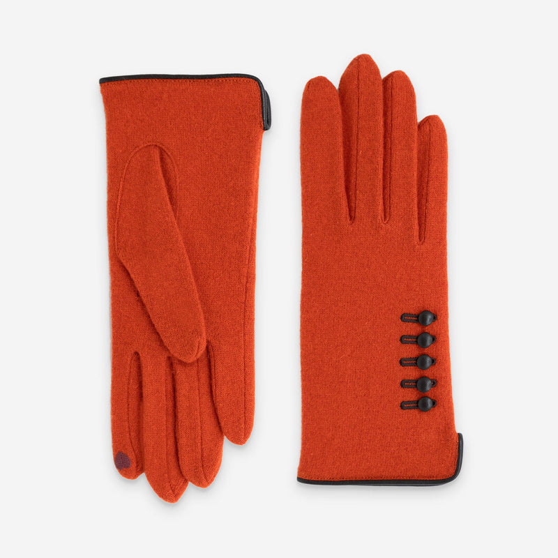 Gants 80% laine 20% nylon-Tactile-31119NF Gants laine femme Glove Story Orange TU 