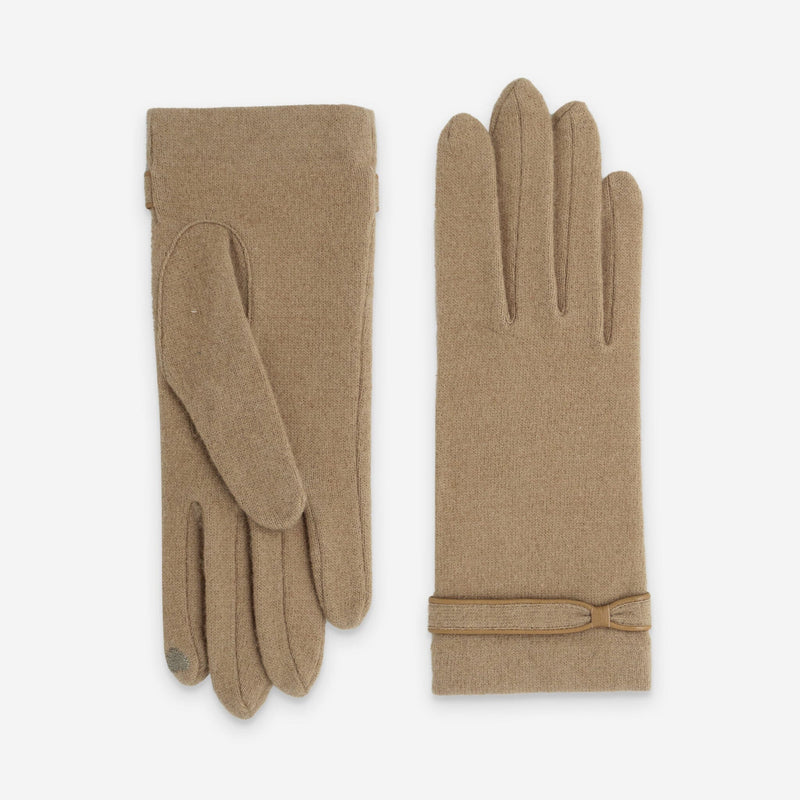 Gants 80% laine 20% nylon-Tactile-31159NF Gants laine femme Glove Story Camel TU 