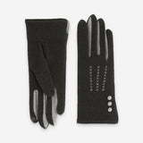 Gants 80% laine 20% nylon-Tactile-31161NF Gants laine femme Glove Story Choco TU 