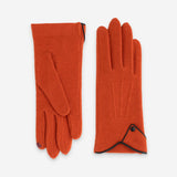 Gants 80% laine 20% nylon-Tactile-31165NF Gants laine femme Glove Story Orange/Choco TU 