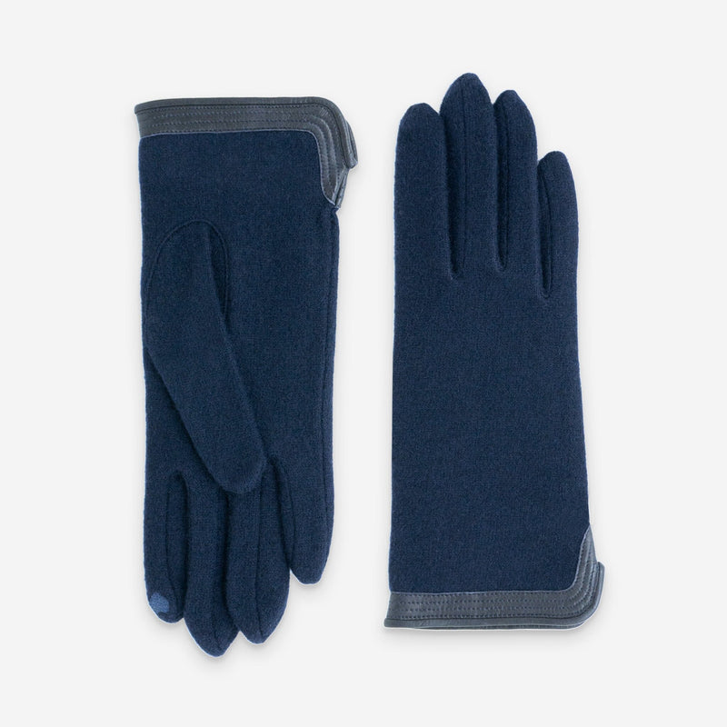 Gants 80% laine 20% nylon-Tactile-31166NF Gants laine femme Glove Story Deep Blue TU 