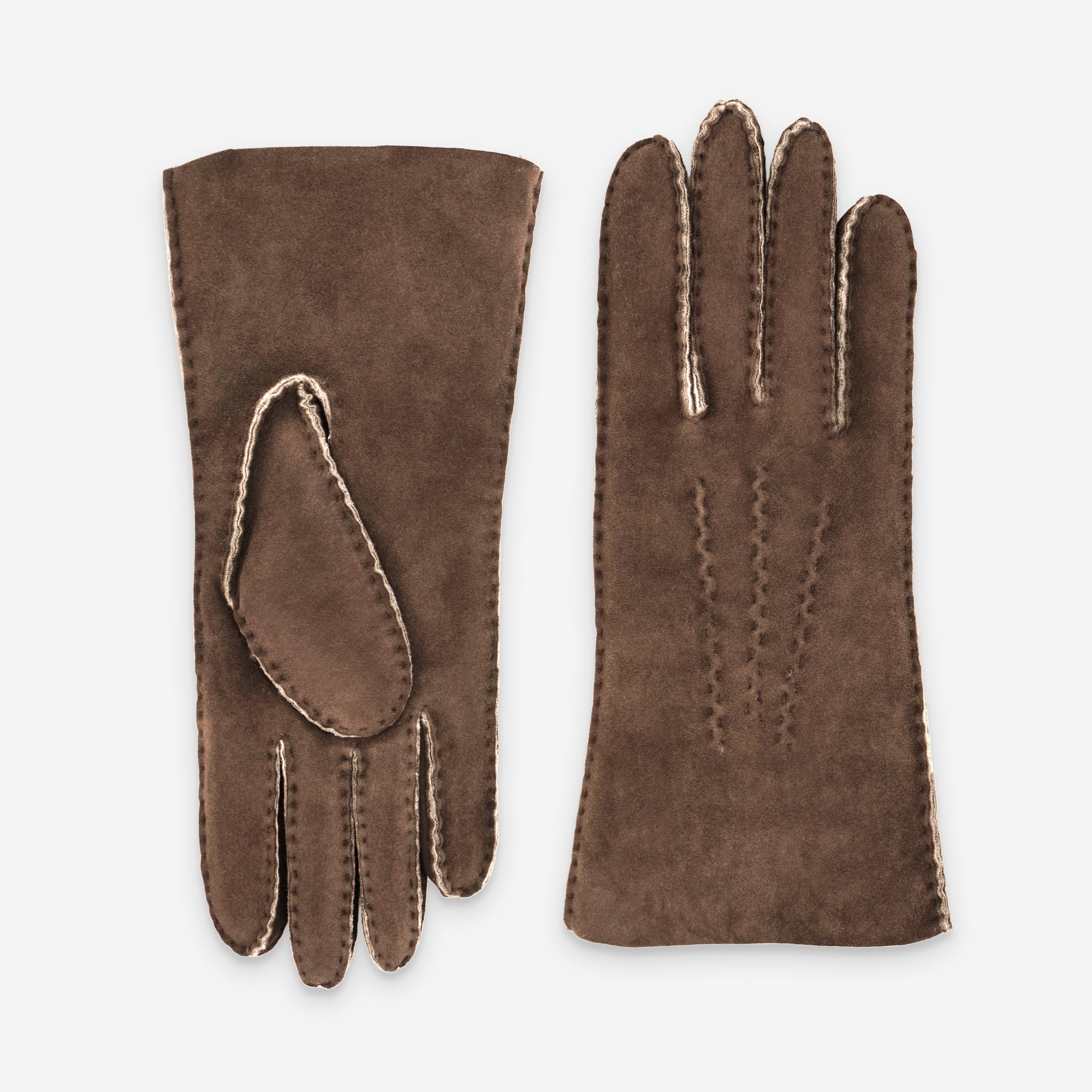 Gants cuir-100% curly-mouton retourné-21154CU Gant Glove Story Beaver 6.5 