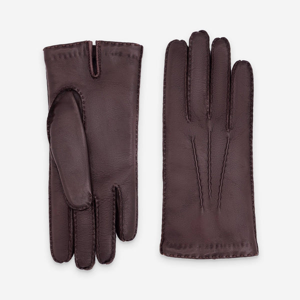 Gants cuir agneau-100% cachemire-21129CA Gants cuir femme prestige Glove Story Tan 6.5 