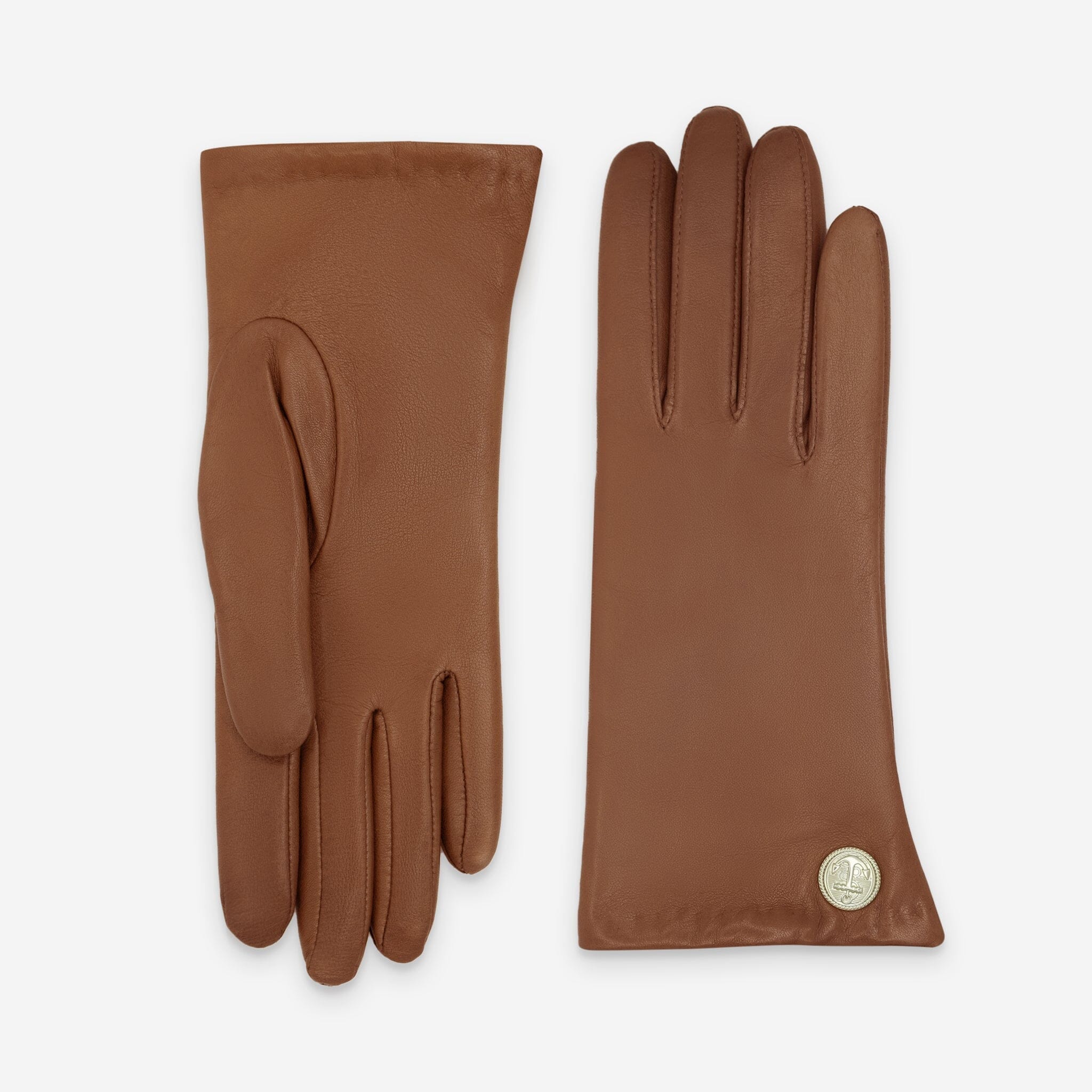 Gants cuir agneau-100% cachemire-21525CA Gants cuir femme prestige Glove Story Cork 6.5 