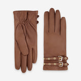 Gants cuir agneau-100% cachemire-21549CA Gants cuir femme prestige Glove Story Cork 6.5 