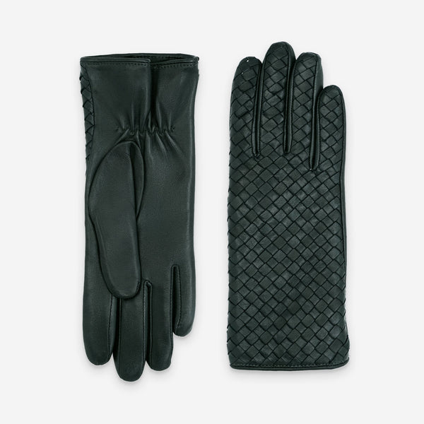 Gants cuir agneau-100% cachemire-21595CA Gants cuir femme prestige Glove Story Pine 6.5 