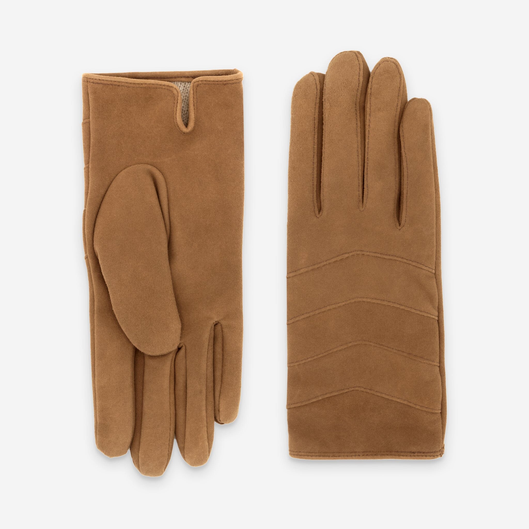 Gants cuir agneau-100% cachemire-21613CA Gants cuir femme prestige Glove Story Cork 7 