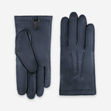 Gants cuir agneau-100% cachemire-22006CA Gants cuir homme prestige Glove Story Aluminium 7.5 