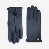 Gants cuir agneau-100% cachemire-22051CA Gants cuir homme prestige Glove Story Aluminium 7.5 
