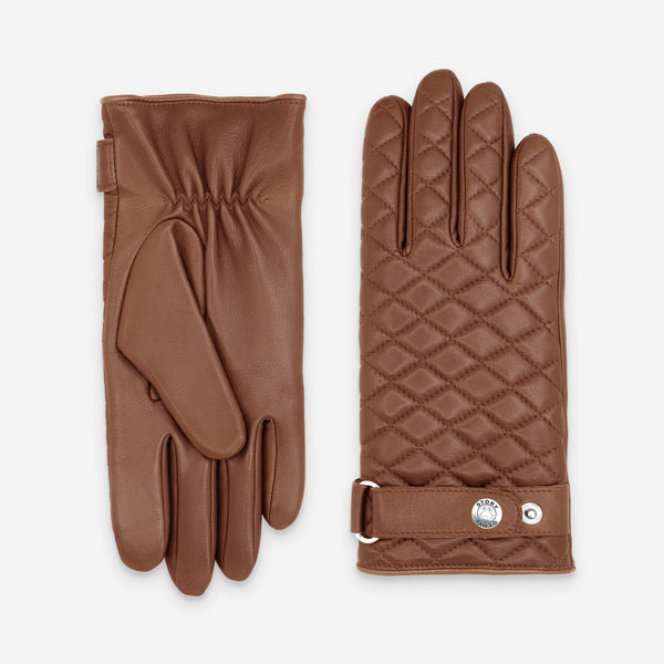 Gants cuir agneau-100% cachemire-22081CA Gants cuir homme prestige Glove Story Cork 8 