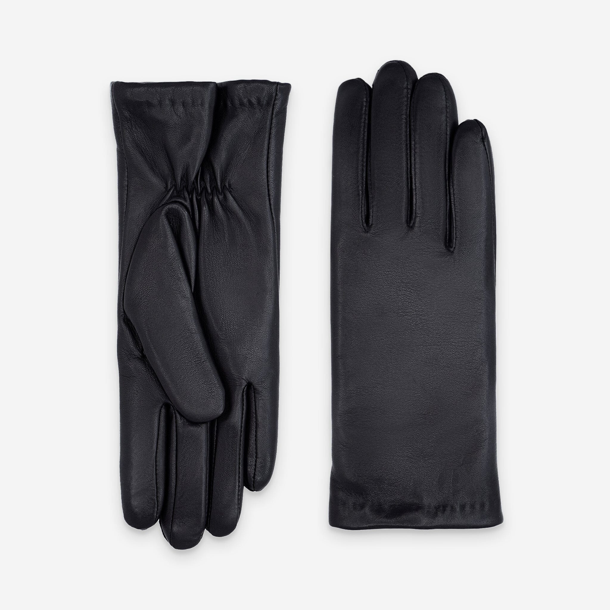 Gants cuir agneau-100% laine-20865TR Gants cuir standard femme Glove Story Noir 6.5 