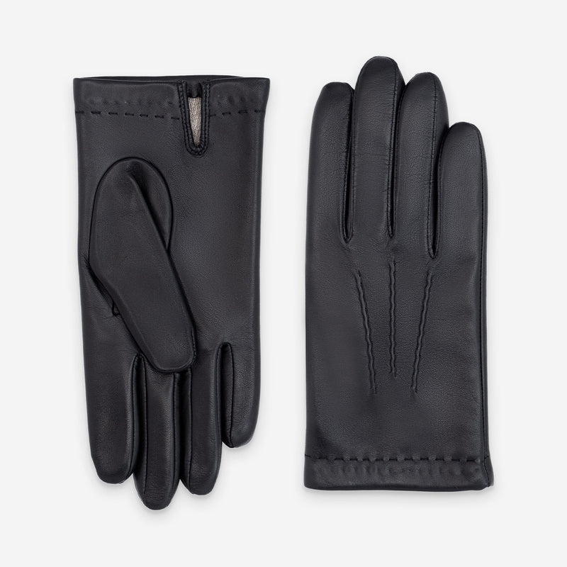 Gants cuir agneau-100% laine -22005TR Gant Glove Story Noir 7.5 