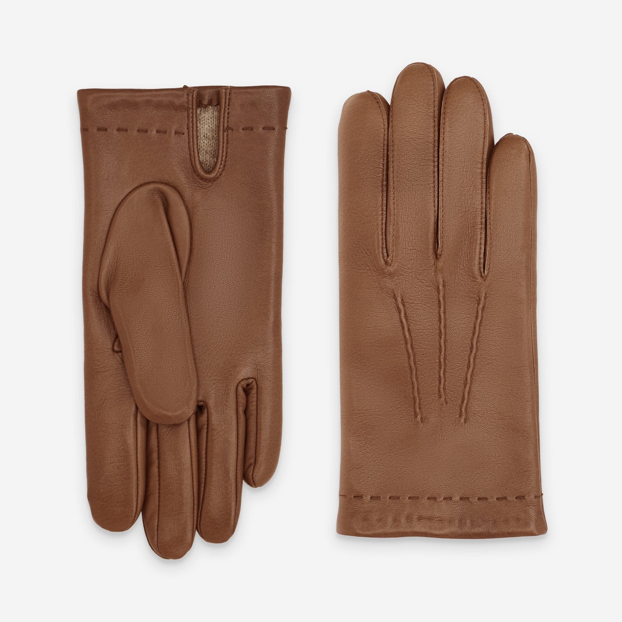 Gants cuir agneau-100% laine -22005TR Gants cuir homme prestige Glove Story Cork 7.5 