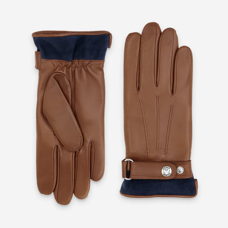 Gants cuir agneau-100% laine- 22090TR Gants Glove Story Cork/Deep Blue 7.5 