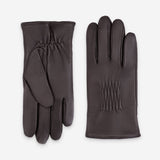 Gants cuir agneau-100% laine-22112TR Gants cuir homme prestige Glove Story Choco 7.5 