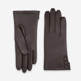 Gants cuir agneau-100% laine-61047TR Gants cuir standard femme Glove Story Choco 6.5 