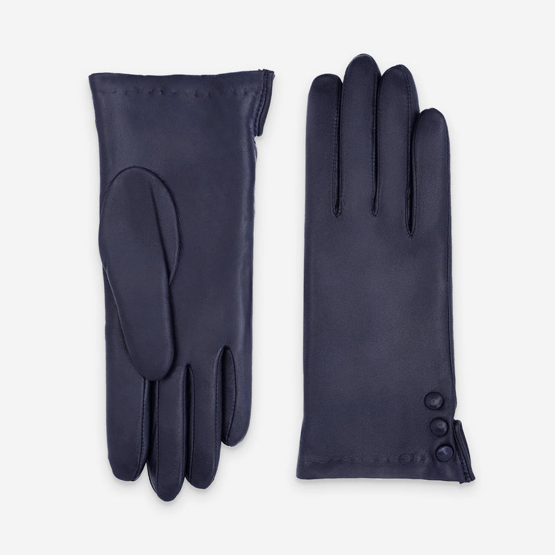 Gants cuir agneau-100% laine-61047TR Gants cuir standard femme Glove Story Deep Blue 6.5 