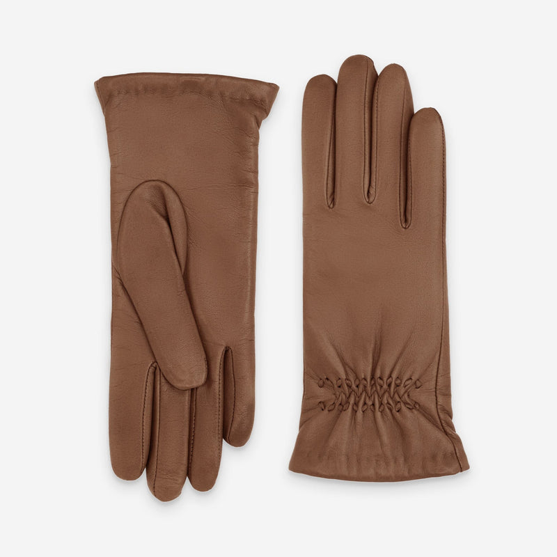 Gants cuir agneau-100% laine-61051TR Gants cuir standard femme Glove Story Cork 6.5 