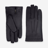 Gants cuir agneau-100% laine-70416TR Gants cuir standard homme Glove Story Noir 8 