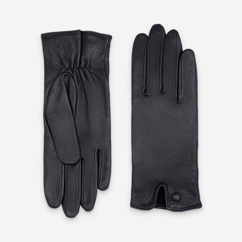 Gants cuir agneau-100% polyester (microfibre)-52594MI Gants cuir standard femme Glove Story Noir 6.5 