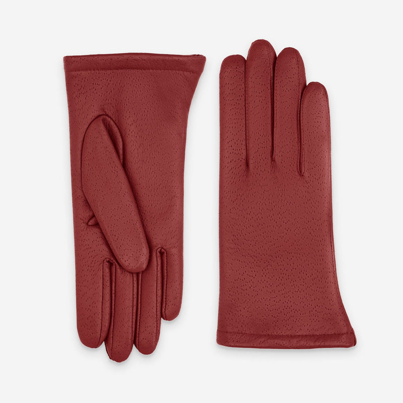 Gants cuir agneau-100% polyester (polaire)-20867PO Gant Glove Story Rouge 6.5 