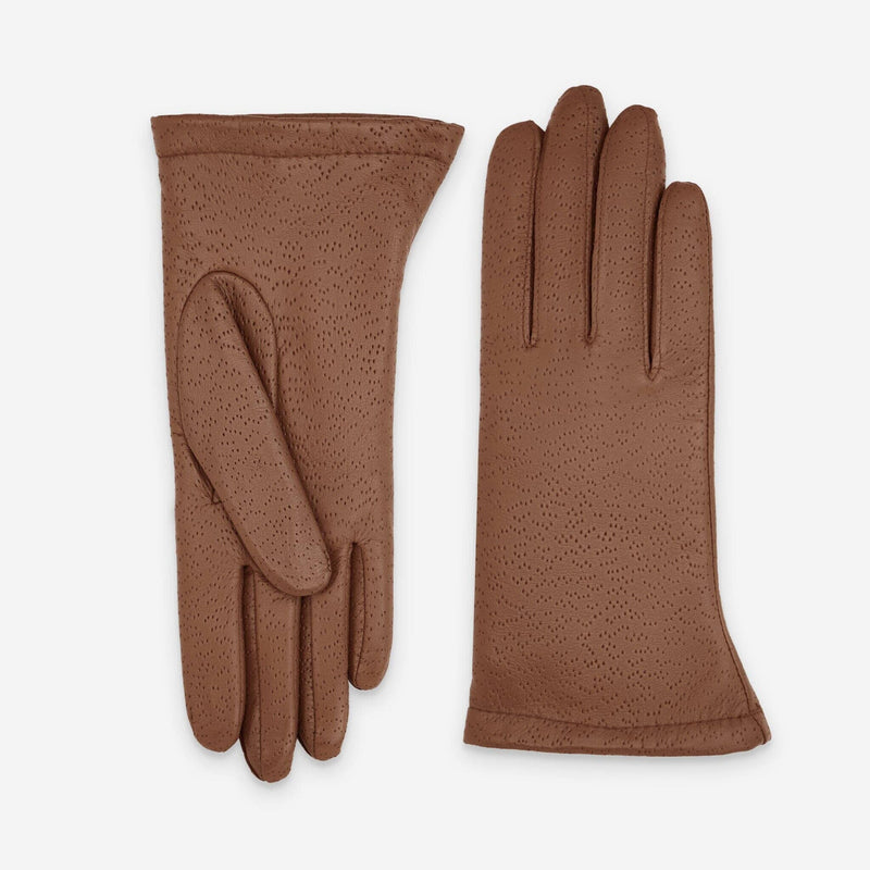 Gants cuir agneau-100% polyester (polaire)-20867PO Gants cuir standard femme Glove Story Cork 6.5 