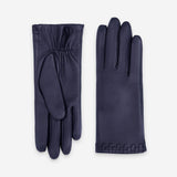 Gants cuir agneau-100% polyester (polaire)-61035PO Gants cuir standard femme Glove Story Deep Blue 6.5 