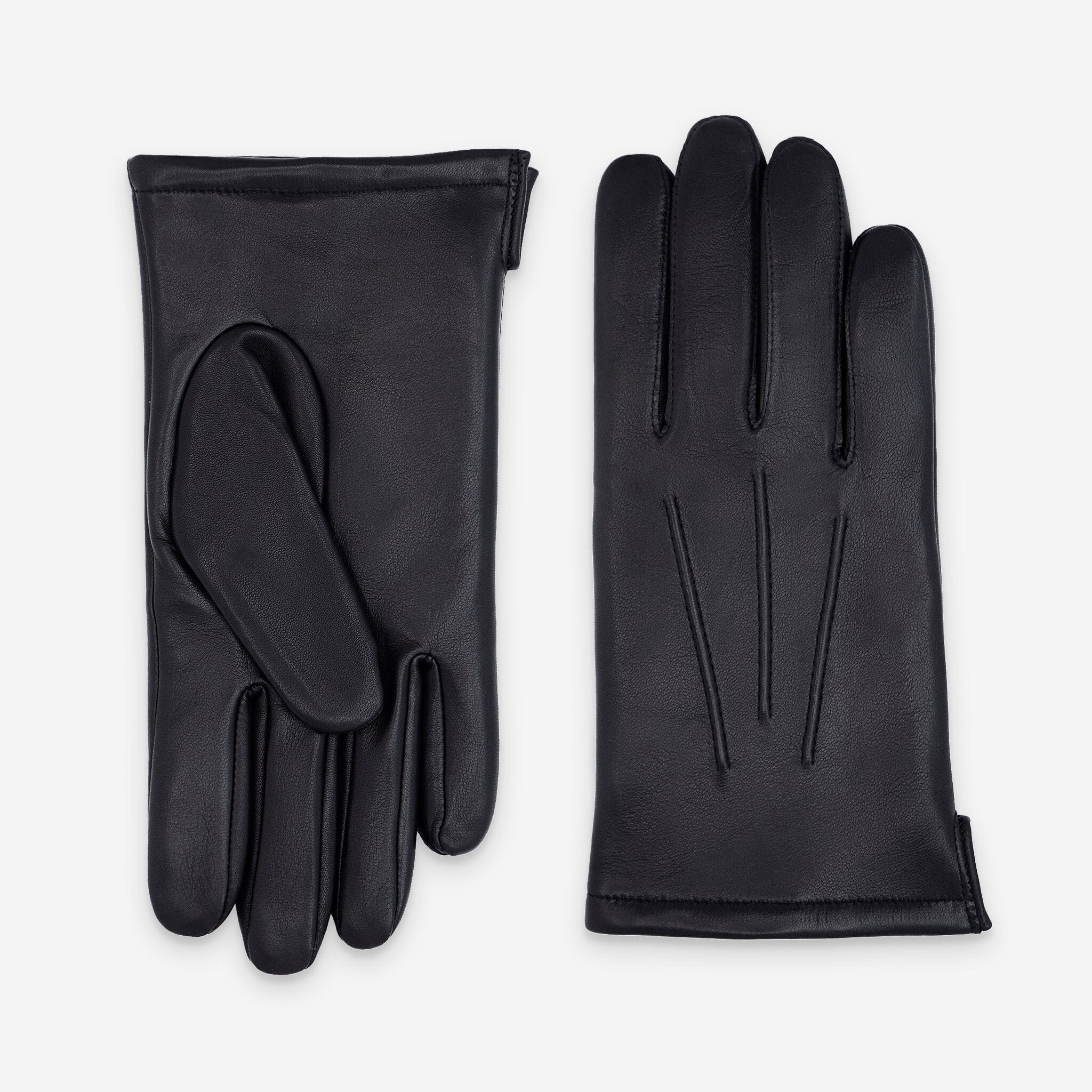 Gants cuir agneau-100% polyester (polaire)-62006PO Gants cuir standard homme Glove Story Noir 7.5 