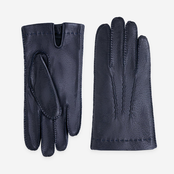 Gants cuir agneau-100% polyester (polaire)-70047PO Gants cuir standard homme Glove Story Deep-Blue 7.5 