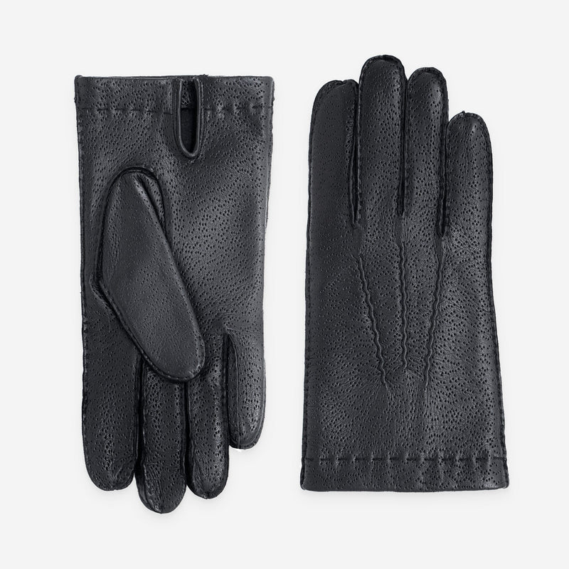 Gants cuir agneau-100% polyester (polaire)-70047PO Gants cuir standard homme Glove Story Noir 7.5 