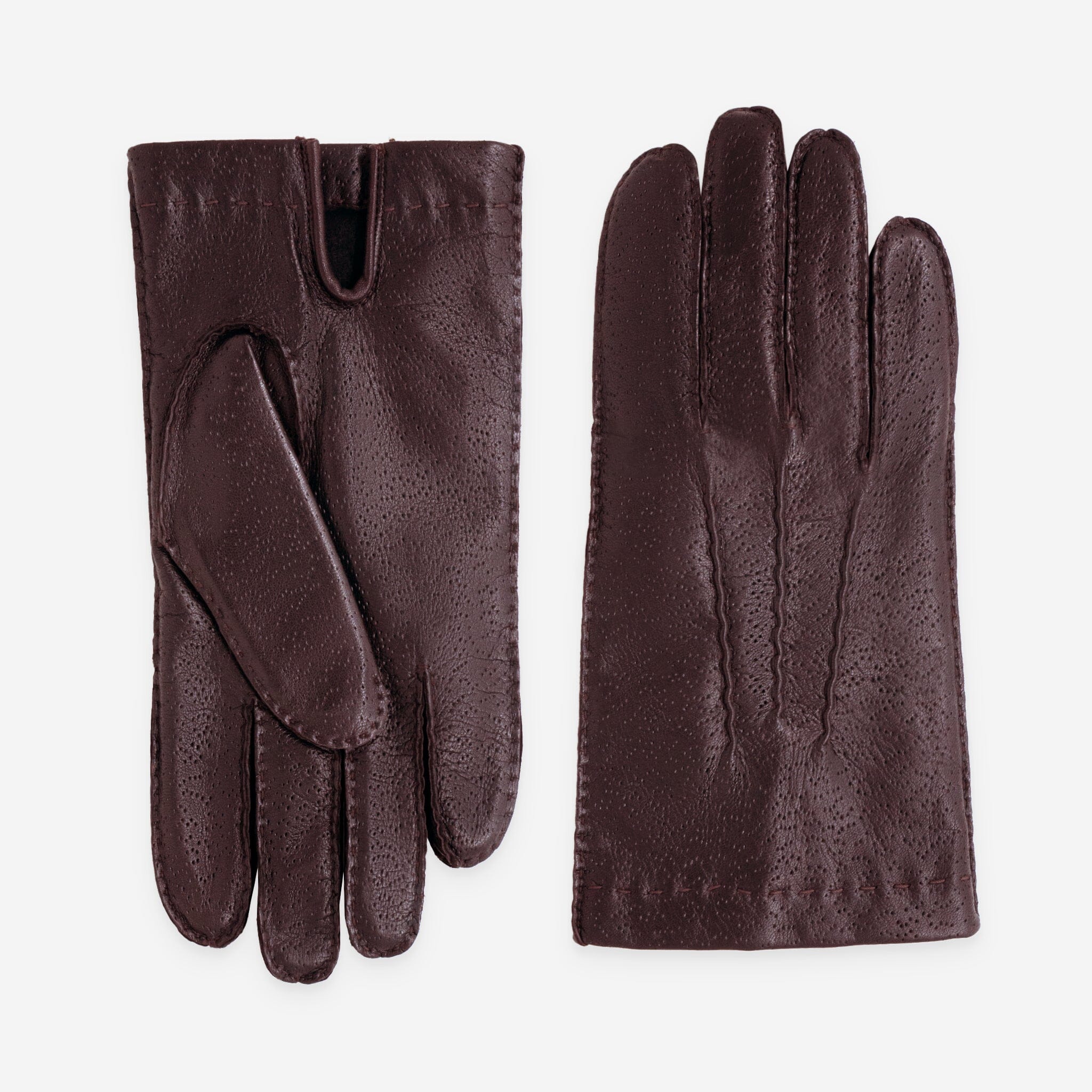 Gants cuir agneau-100% polyester (polaire)-70047PO Gants cuir standard homme Glove Story Tan 7.5 