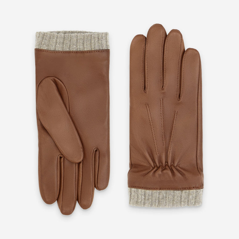 Gants cuir agneau-100% polyester (polaire)-70792PO Gants cuir sport homme Glove Story Cork 7.5 