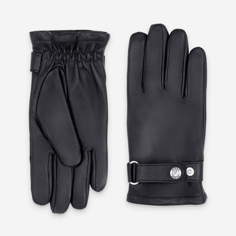 Gants cuir agneau-100% polyester (polaire)-72012PO Gants cuir sport homme Glove Story Noir XS 