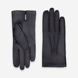 Gants cuir agneau-100% soie-21093SN Gant Glove Story Noir 6.5 
